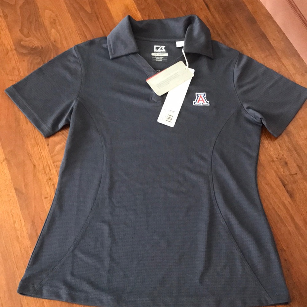 Cutter & Buck DryTec University of Arizona shirt women’s extra small NWT.